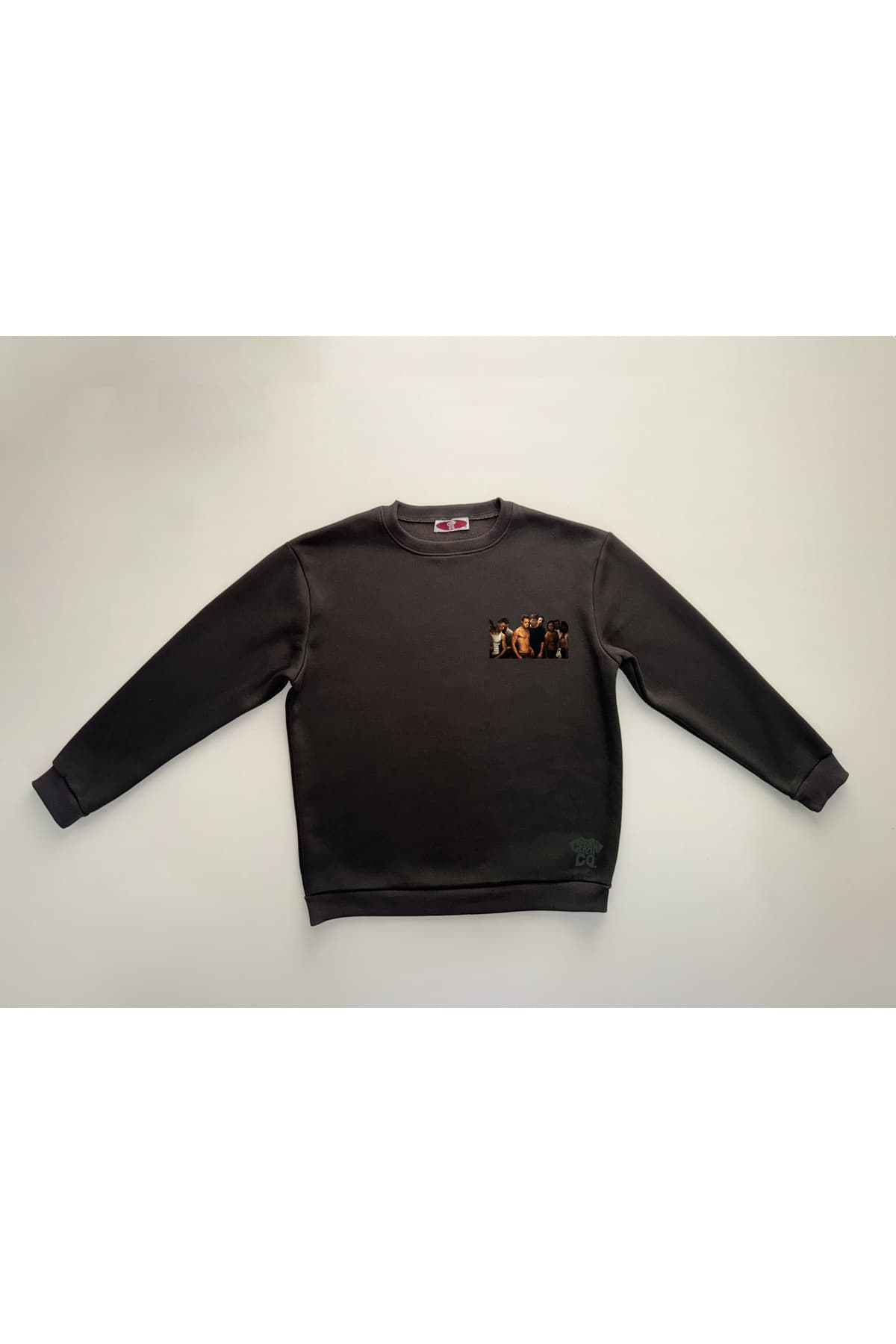 Fight Club Model 1 Baskılı Sweatshirt – Siyah