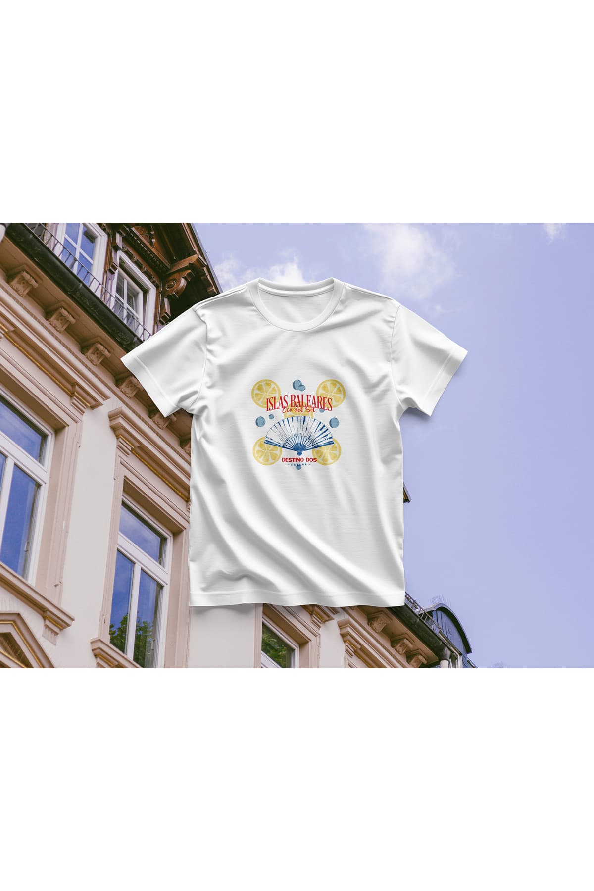 Deniz Kabuğu 1 Baskılı Oversize T-Shirt Unisex %100 Pamuk
