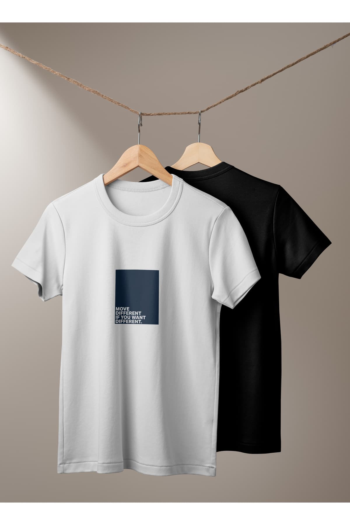 Yazılı Baskılı Basic T-Shirt Erkek %100 Pamuk