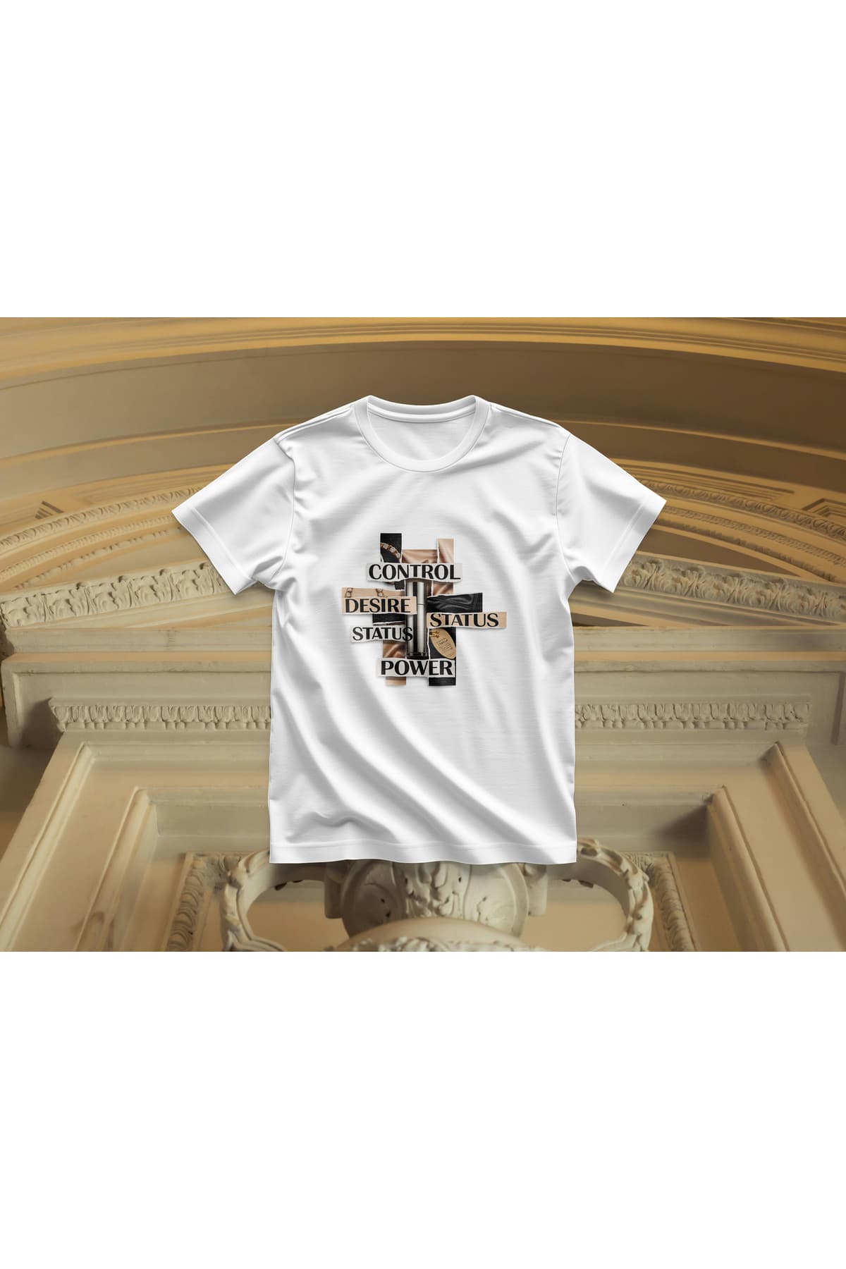 Kadın Tasarımı 3 Baskılı Oversize T-Shirt Kadın %100 Pamuk