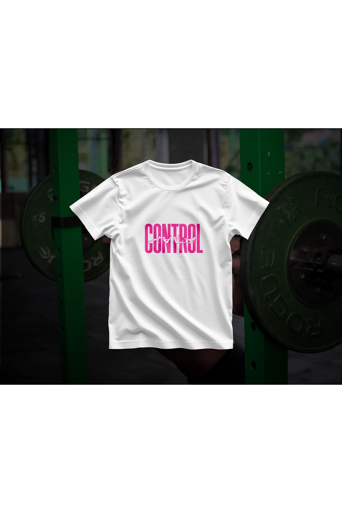 Control Pilates Baskılı Oversize T-Shirt Kadın %100 Pamuk